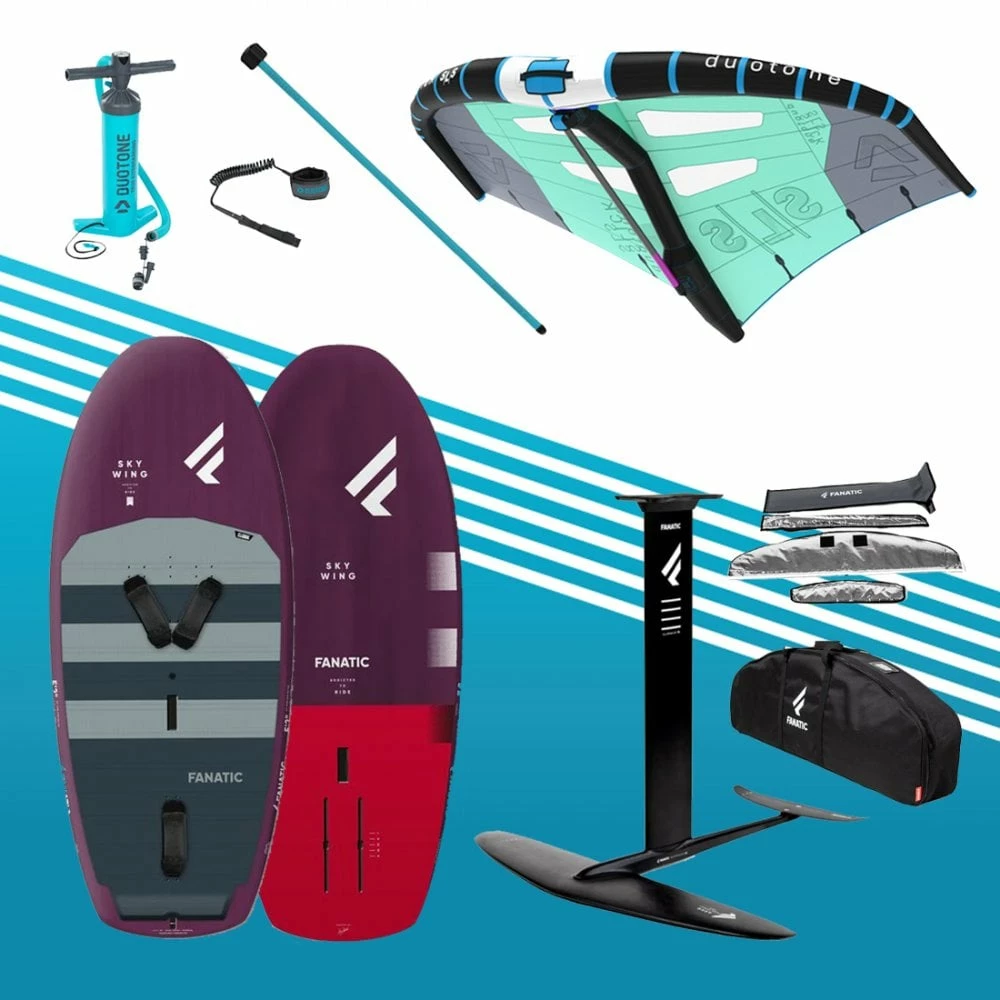 Fanatic Sky Wing + High Aspect Foil + Duotone Slick SLS Wing Bundle 3 Fanatic Sky Wing + High Aspect Foil + Duotone Slick SLS Wing Bundle