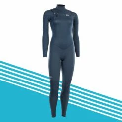 ION Womens Element Semidry Wetsuit 5/4 Front Zip - 2023