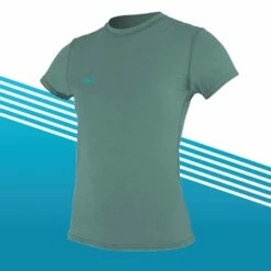 ONeill Womens Hybrid Short Sleeve Sun Shirt