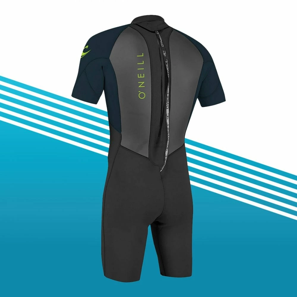 ONeill Youth Reactor-2 2mm Back Zip S/S Spring Wetsuit 4 ONeill Youth Reactor-2 2mm Back Zip S/S Spring Wetsuit - Image 2