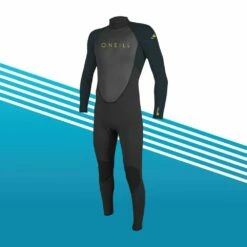 ONeill Youth Reactor-2 3/2 Back Zip Full Wetsuit